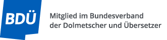 Logo des Bundesverbands der Dolmetscher und Übersetzer